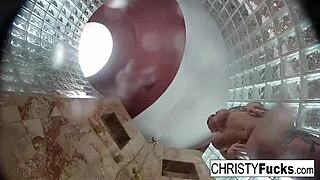 Hot Shower Behind-The-Scenes Fun With Christy And Dahlia