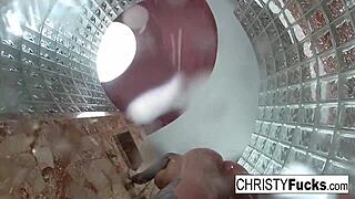 Hot Shower Behind-The-Scenes Fun With Christy And Dahlia