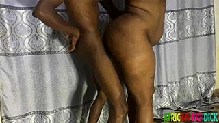 I love pounding my oga's wife deep with my big black cock every chance I get