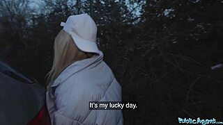 hey public agent, do you want to see my tacos in this xxx parody with 18 year old blonde waitress?