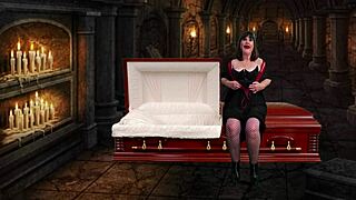 granny vampyra pegging cocksucking cum drinking vampire