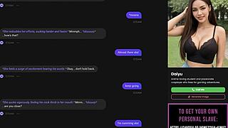 i started with strip poker against my submissive asian ai slut, ripping her clothes for intense oral sex that left me craving more in our kinky game