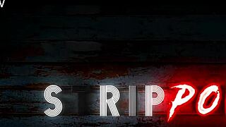 freaky girl teases with twerking stripping and humping in see through panties until nut