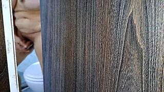 I watch my stepmom enjoy her delicious pussy in this homemade hardcore blowjob and sucking action part 1.