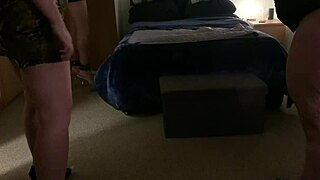 so these two dommes got me sissified, bound up tight, milked hard, and then fed me my own cum from the session