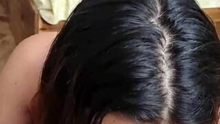 Pendeja from Argentina sucks cock hard