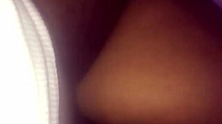 redbone ebony rides big black cock reverse cowgirl style