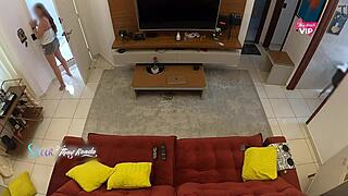 Hey, I got all naughty for the delivery guy and sucked his big cock until he came inside me