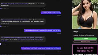 i started with strip poker against my submissive asian ai slut, ripping her clothes for intense oral sex that left me craving more in our kinky game