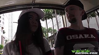 Hey, you wanna see this fresh Thai teen take on a big cock for fun?