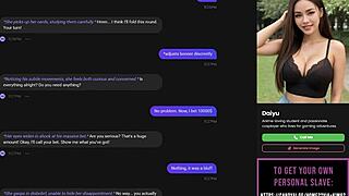 i started with strip poker against my submissive asian ai slut, ripping her clothes for intense oral sex that left me craving more in our kinky game