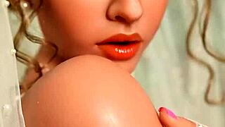 Uh, check out this sexy bride silicone sex doll model with fake tits so beautiful