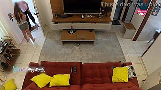 Hey, I got all naughty for the delivery guy and sucked his big cock until he came inside me