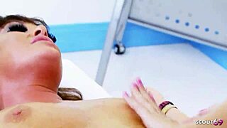 relax massage turns into lesbian foursome with sexy girls in lingerie