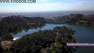 Blonde cougar wife in dress gets shared for fucking by husband and mother in law!