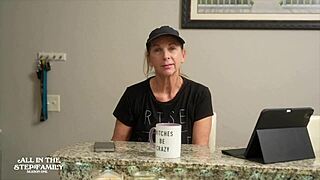 I caught my step mom in the shower and she sucked my hard cock to calm it down, Madi Blaze