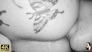 Hidden Desire as Cuckold Husband Watches Wife's Pussy Freed for Lover in First-Time Creampie