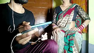 Makaan malkin impressed and fucked in Indian Bengali porn Hindi style!