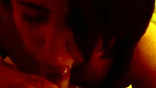 Overwhelmed with passion as my friend delivers an intense deepthroat blowjob in homemade action