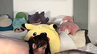 Latino Couple Flashes And Orgasms Together