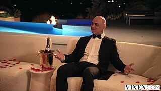 Vixen ultimate gf Liz shares hot bestie Hazel with her man in ffm fun