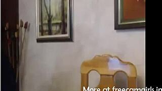 beautiful teen girl contrasts cute boobs with intense dildo masturbation stripping naked on webcam