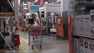 Queen rogue and gibby the clown go wild in home depot sextape full video