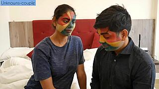 Teacher kapoor secretly calls student shraddha home for rough indian cosplay roleplay with deepthroat blowjob and wet pussy riding