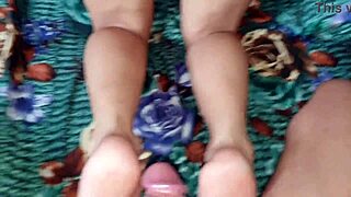 heavenly anal experience with my asian stepsis bent over in doggystyle creampie while fingering big pussy lips