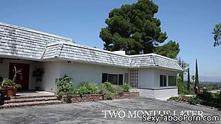 Why does this erotic babe ride cock in kitchen after sensual blowjob and cumshot?