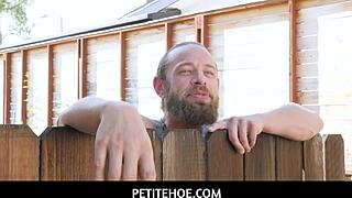 petitehoe - lily glee the petite 18+ pornstar cant resist her new fitness instructors huge cock so she gives him a deepthroat blowjob and handjob in the gym