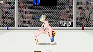 Princess Mimi Battles Rena in Street Wrestling Ring Showdown