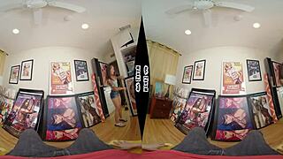 Holly Hendrix gets caught in close-up POV action with massive black cock in intense ebony interracial sex