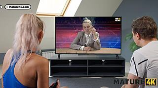 mature4k tells how hot mature blonde felt lonely until young 18+ neighbour with big cock arrived for fuck after lap dance