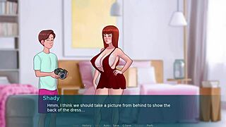 Sexnote game continues with bbw teacher and mommy in cartoon parody action. Chubby classmate joins for big tits ass play in intriguing part 6.