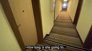 Dumb stepsister got stuck in a suitcase, and now the babysitter's dealing with this interracial first-time mess! 😩