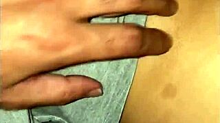 Amateur babysitter in homemade video with natural tits fingering and couple fucking session