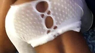 Amateur couple shares hot romantic session on chia with cowgirl riding, doggystyle, missionary positions, and passionate moans from muscular bodybuilder and girlfriend.