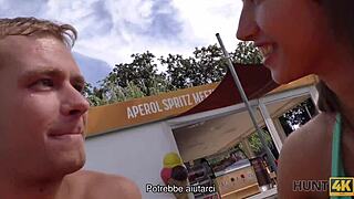 Amateur Czech Teen Wife Gets Anal Fucked Outdoors for Cash in Cuckold Pov Pickup.