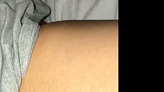 Amateur babysitter in homemade video with natural tits fingering and couple fucking session