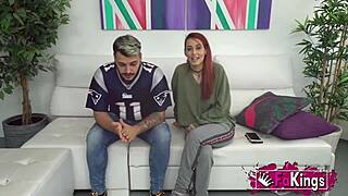 Hey, check out redhead teen Piikara and her boyfriend getting cozy as a couple! 😏