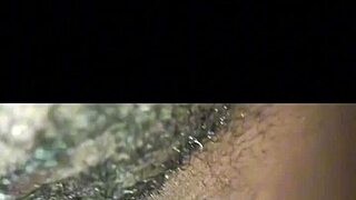 Amateur bends over for quick doggystyle fuck in homemade scene, filling black pussy with creampie