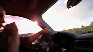 Blonde babe switches from blowjob to rough doggystyle riding on a big cock in wet shaved pussy action