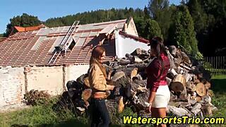 They casually engaged in an outdoor watersports threesome with golden showers. High-definition hardcore action unfolded naturally.