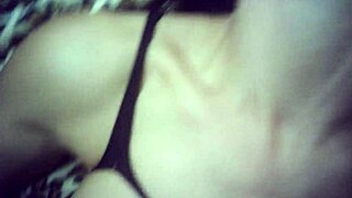 Behind the scenes Italian pound machine fucks Candice Cumm in glasses with shaved pussy passion.