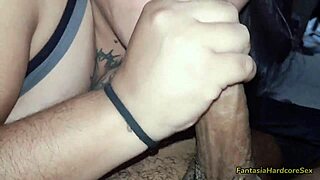 watching porn on tiktok with my hermanastra, couldn't stop staring at her beautiful tits, had to use them to milk my pene