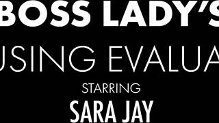 Sara jay gets on her knees