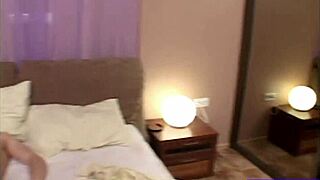 Hey, check out this homemade video of Fedot and Sweet Angel in the dorm bedroom.