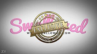 Lily Labeau and Allie Haze slobber as nasty sluts in hardcore blowjob action