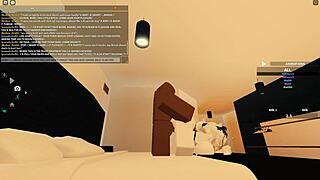Roblox porn gets blacked with intense anal riding and rough doggystyle from big black cock in New Zealand! 😈🍑